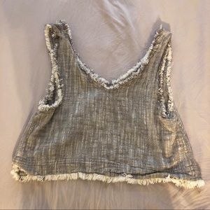 Urban Outfitters Ruffled Crop Top